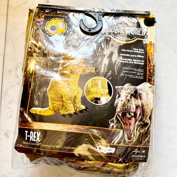 Disguise T-Rex Inflatable Child Dinosaur Costume - Picture 2 of 4